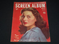1947 SUMMER SCREEN ALBUM MAGAZINE - JEANNE CRAIN COVER - 14649