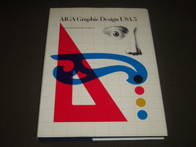 1984 GRAPHIC DESIGN USA NO. 5 HARDCOVER BOOK - GREAT PRINTS - I 585