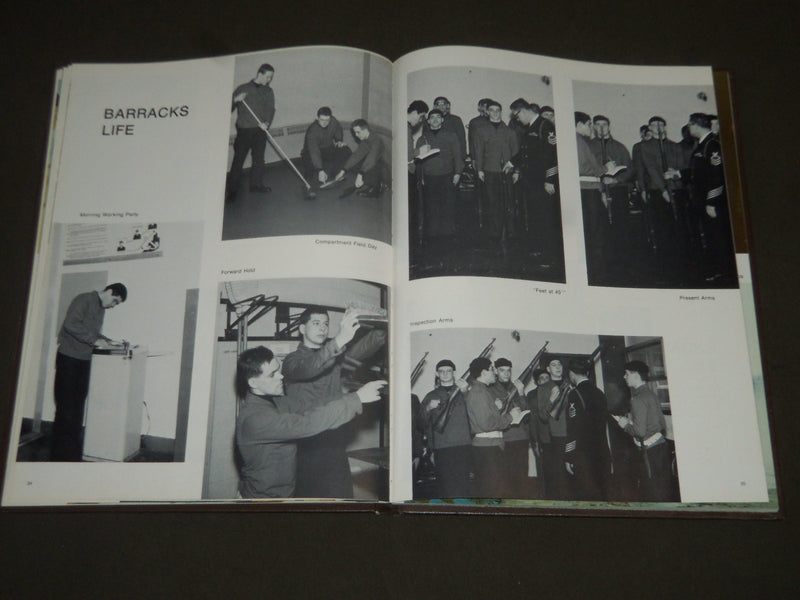 1975 THE KEEL RECRUIT TRAINING COMMAND CAMP PORTER YEARBOOK - PHOTOS - YB 979