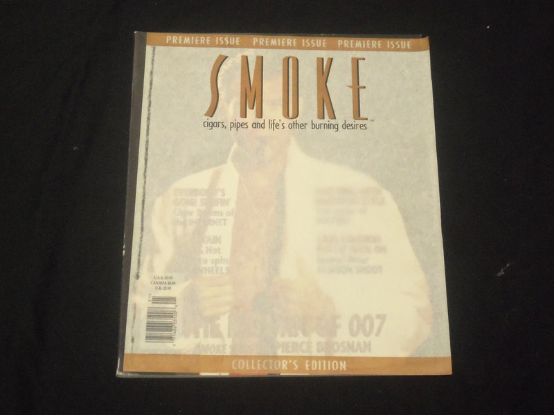 1995 HOLIDAY SMOKE MAGAZINE - PREMIER ISSUE - PIERCE BROSNAN COVER - B 863