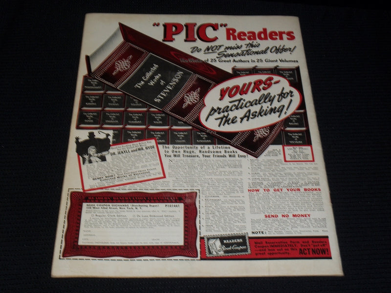 1941 OCTOBER 14 PIC MAGAZINE - MARY LOU MCDONALD NICE FRONT COVER - E 2608