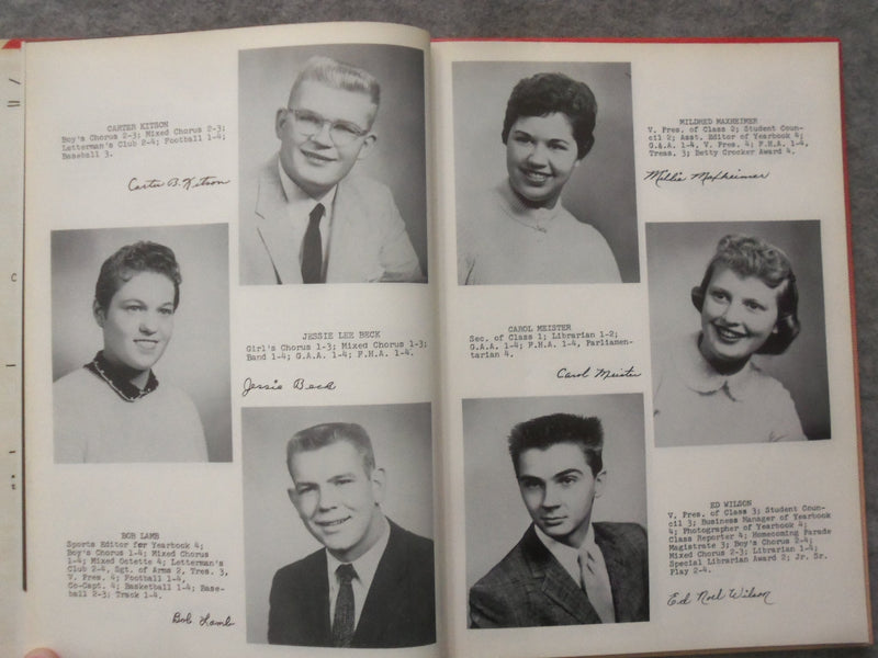 1958 THE PIRATE LOG ILLIOPOLIS HIGH SCHOOL YEARBOOK - ILLIOPOLIS, IL - YB 3347