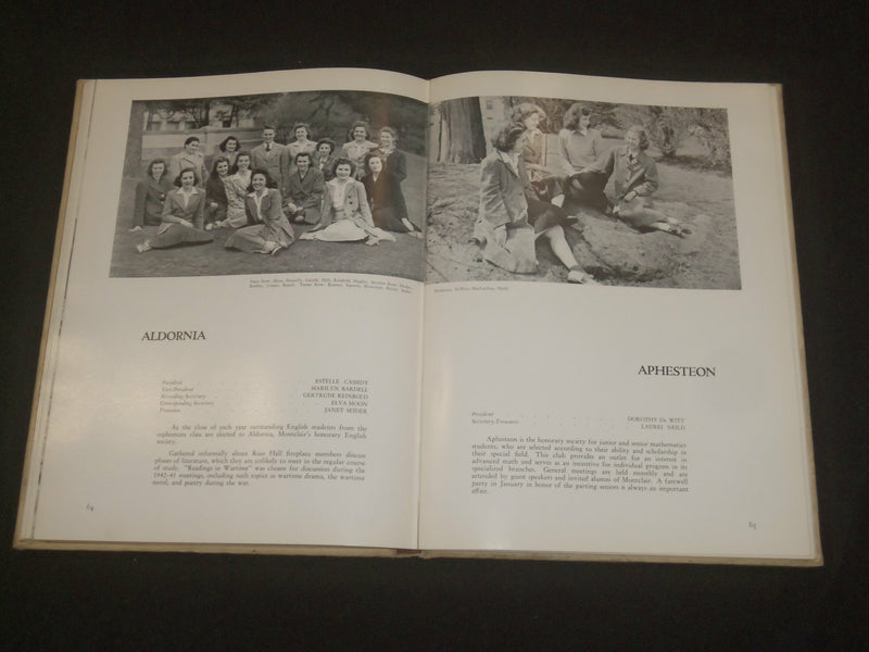 1943 AUGUST NEW JERSEY STATE TEACHERS COLLEGE YEARBOOK - MONTCLAIR, NJ - YB 2174