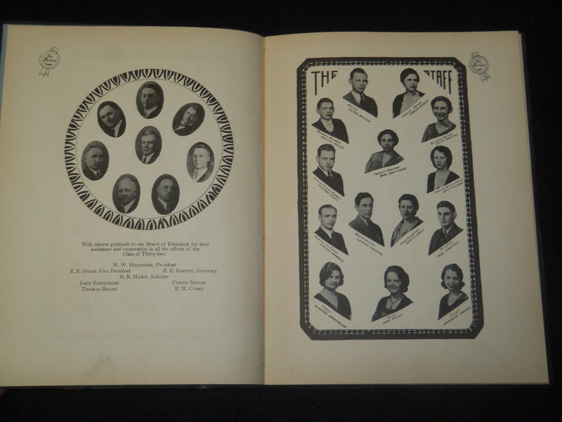 1932 THE REVIEW CORAOPOLIS HIGH SCHOOL YEARBOOK - PENNSYLVANIA - YB 1895