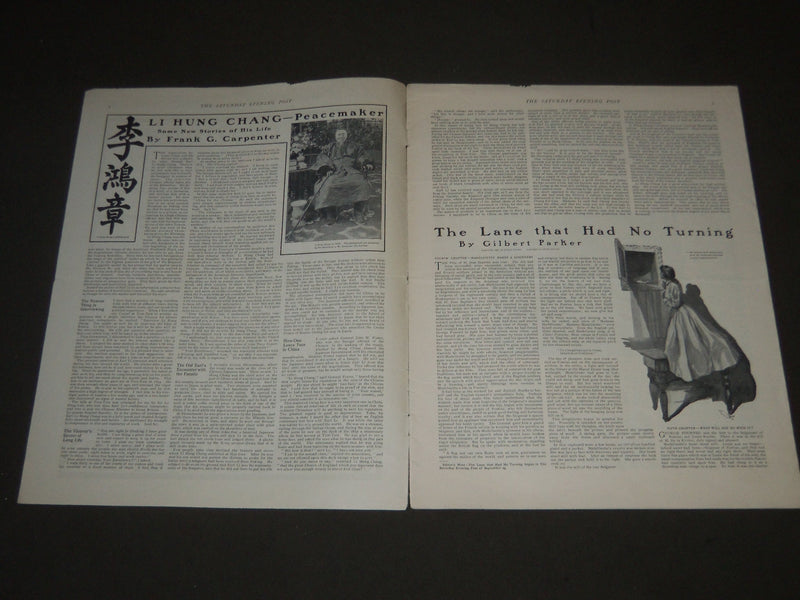 1900 OCTOBER 13 THE SATURDAY EVENING POST MAGAZINE - ILLUSTRATED COVER - SP 590