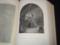 1855 THE LADIES' REPOSITORY MAGAZINE BOUND VOLUME - NICE ENGRAVINGS - KD 7883