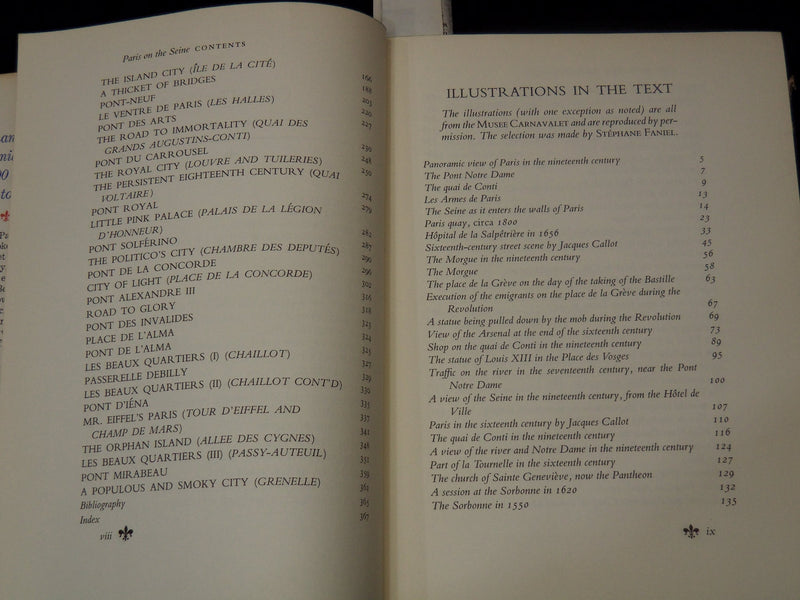 1962 PARIS ON THE SEINE HARDCOVER BOOK BY BLAKE EHRLICH - KD 2771P