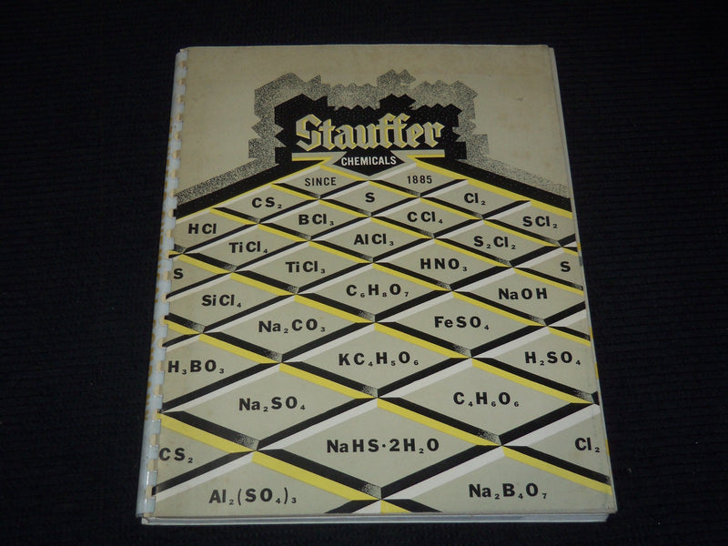 1947 CARBON TETRACHLORIDE PROPERTIES & USES CATALOG STAUFFER CHEMICALS- KD 3912B