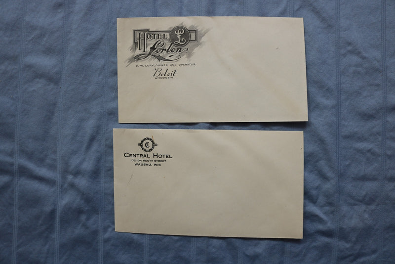 1930'S HOTEL ENVELOPES - UNUSED - LOT OF 18 - K 2958