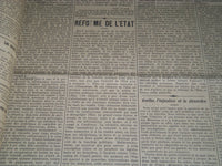 1932 JANUARY-MARCH LE TEMPS FRENCH NEWSPAPER BOUND VOLUME - VB 6