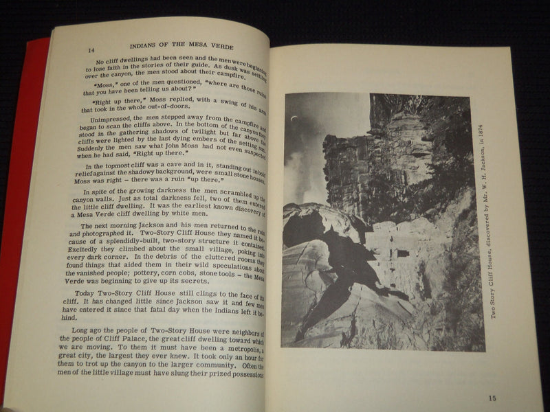1961 INDIANS OF THE MESA VERDE SOFTCOVER BOOK BY DON WATSON - KD 7653