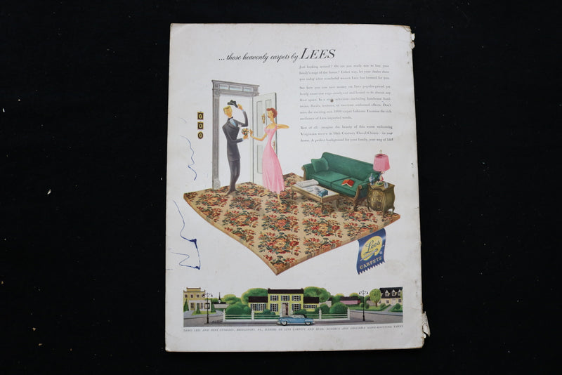 1950 MARCH BETTER HOMES AND GARDENS MAGAZINE - COLORS FOR SPRING COVER - E 9827