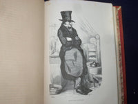 1843 LES MYSTERES DE PARIS VOLUME 1 HARDCOVER BOOK BY E. SUE - FRENCH - KD 8753