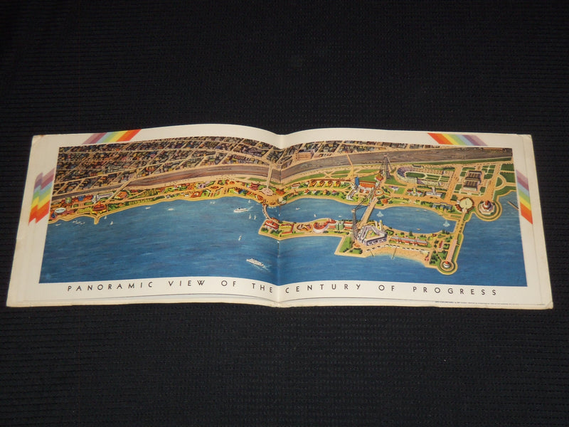 1933 SOUVENIR OF A CENTURY OF PROGESS BOOK & ENVELOPE - J 7336
