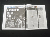 2022 AUGUST 1 NEW YORK DAILY NEWS NEWSPAPER - BILL RUSSELL DIED (1934-2022)