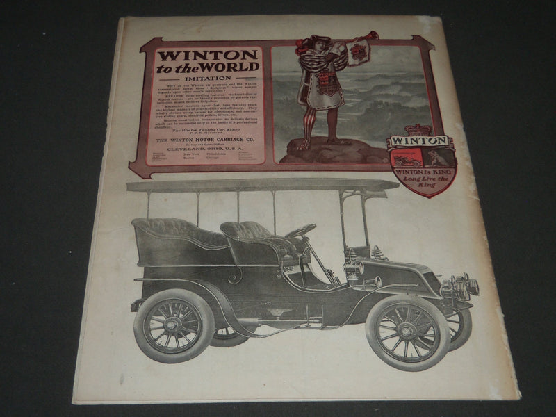 1904 APRIL 16 THE SATURDAY EVENING POST MAGAZINE - ILLUSTRATED COVER - SP 460