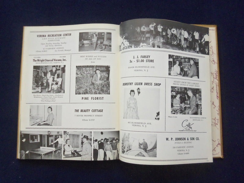 1960 SHADOWS HENRY B. WHITEHORNE HIGH SCHOOL YEARBOOK - VERONA, NJ - YB 3022
