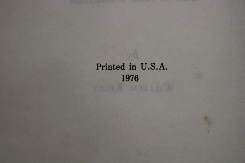 1976 THE PROVERBS HARDCOVER BOOK BY WILLIAM KELLY - KD 9642