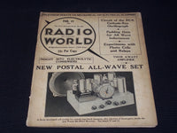 1935 FEBRUARY 23 RADIO WORLD MAGAZINE NICE ELECTRONICS COVERS & ADS - E 2814