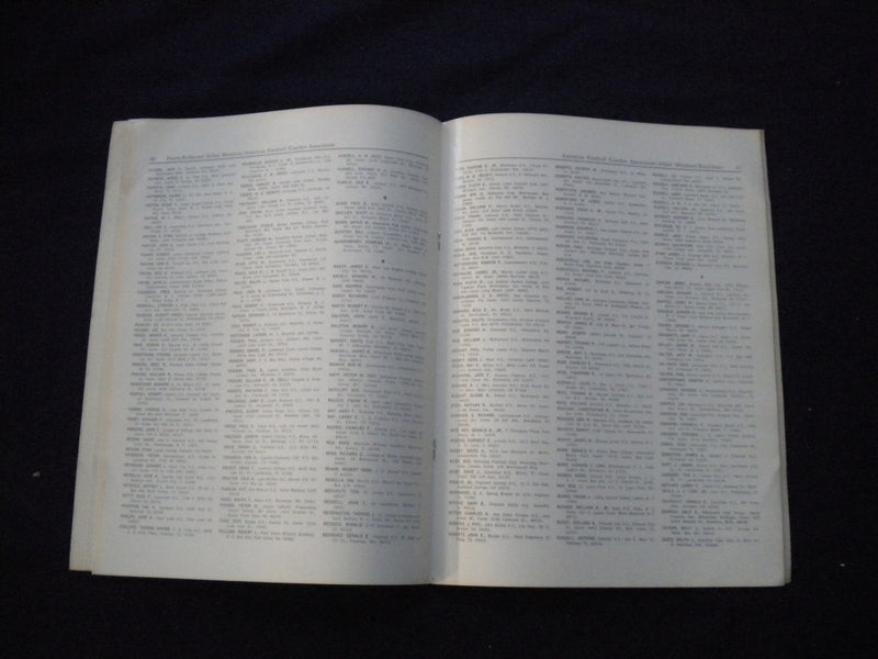 1977 AMERICAN FOOTBALL COACHES ASSOCATION MAGAZINE - BEN MARTIN - SP 3625V