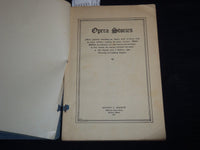 1913 OPERA STORIES BOOK PUBLISHED BY HENRY L. MASON - J 9123