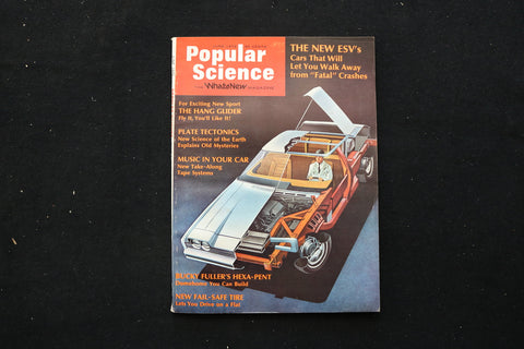 1972 JUNE POPULAR SCIENCE MAGAZINE - THE NEW ESV'S COVER - SP 4201M