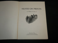1967 NOTES ON PRINTS SOFTCOVER BOOK BY WILLIAM M. IVINS JR. - KD 6744