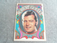 ROBERT GOULET BROCHURE - STAGE - TV - MOVIES - FOLD-OUT POSTER INCLUDED - J 7692