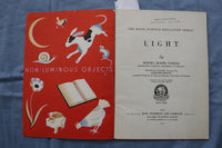1956 LIGHT-BASIC SCIENCE SOFTCOVER BOOK BY BERTHA MORRIS PARKER - K 694
