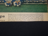 1959 LOS ANGELES DODGERS COLOROTO MAGAZINE TEAM PHOTO - 34 PIECES - #143