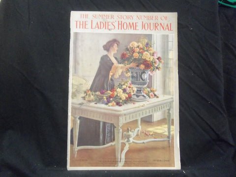 1908 JULY LADIES' HOME JOURNAL MAGAZINE - GREAT ILLUSTRATIONS & ADS - ST 1678