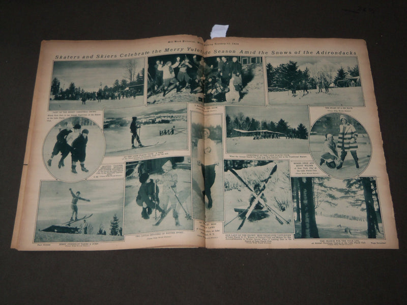 1929 JANUARY 12 MID-WEEK PICTORIAL MAGAZINE SECTION - CALVIN COOLIDGE - J 3207