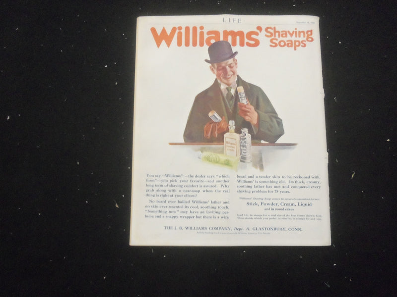 1916 SEPTEMBER 14 LIFE MAGAZINE - JOSEPHUS DANIELS NUMBER - L 763X