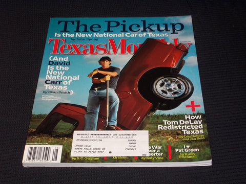 2004 AUGUST TEXAS MONTHLY MAGAZINE - DAVID CARR FRONT COVER - E 7475