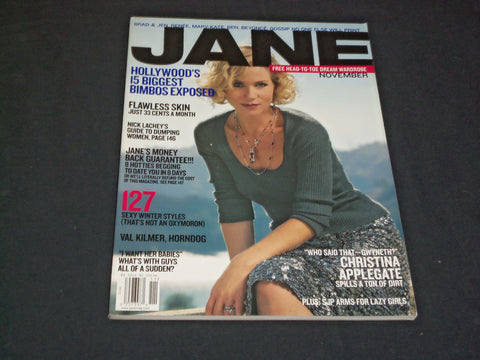 2004 NOVEMBER JANE MAGAZINE - CHRISTINA APPLEGATE - SP 3662