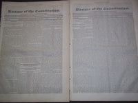 1830 MAR BANNER OF THE CONSTITUTION NEWSPAPER LOT OF 2- VOL I - JACKSON- NP 1498