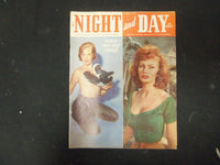 1957 MAR NIGHT AND DAY MAGAZINE-NICE COVER PHOTOS & INSIDE PHOTOS & ADS -ST 4433