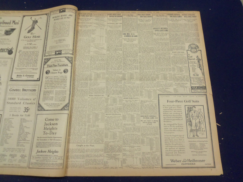 1923 APRIL 21 NEW YORK TIMES - SCIENTISTS TO STAGE A MOCK EARTHQUAKE - NT 8355