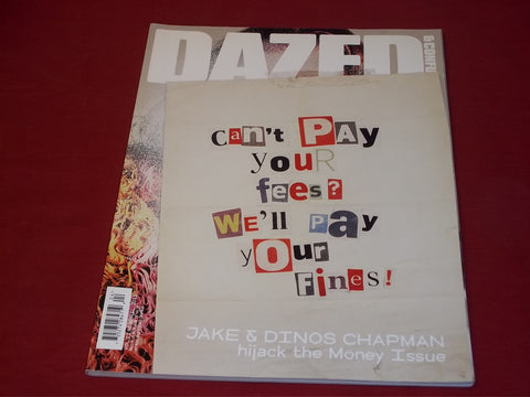2011 APRIL DAZED & CONFUSED MAGAZINE - MONEY ISSUE -JACK & DINOS CHAPMAN- RC 426