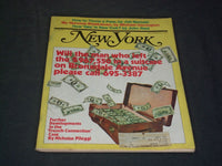 1973 SEPTEMBER 24 NEW YORK MAGAZINE - SUITCASE FULL OF CASH - SP 3831