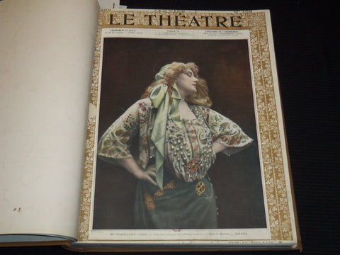 1906 JANUARY-JUNE LE THEATRE MAGAZINE BOUND VOLUME - 12 ISSUES - KD 2278F