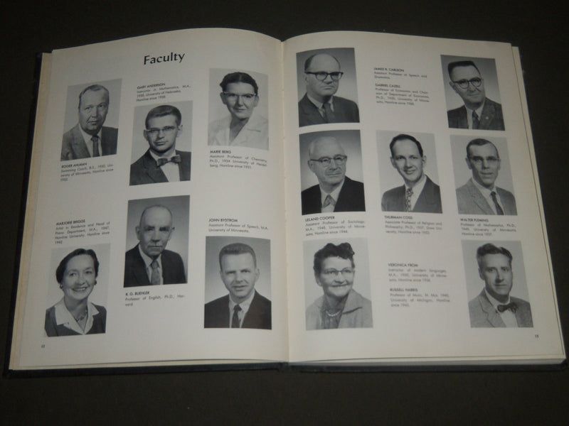 1960 LINER HAMLINE UNIVERSITY YEARBOOK - ST. PAUL MINNESOTA - PHOTOS - YB 1204