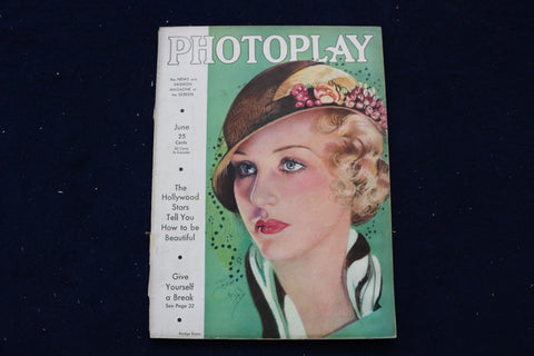 1932 JUNE PHOTOPLAY MAGAZINE - MADGE EVANS COVER - E 17870