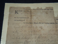 1782 BENJAMIN TRUMBULL DEED - HEBRON, CONNECTICUT - K 3385