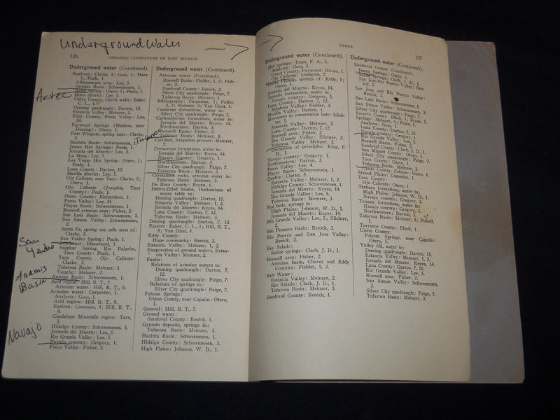 1930 GEOLOGIE LITERATURE OF NEW MEXICO BULLETIN NO. 3 - BUREAU OF MINES - J 9071