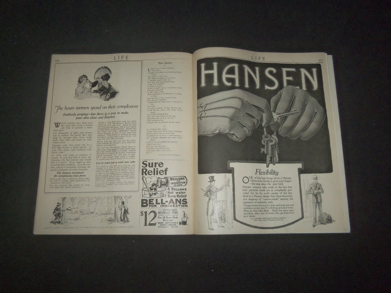 1920 APRIL 1 LIFE MAGAZINE - EASTER NUMBER - THE SPENDTHRIFT - L 770R
