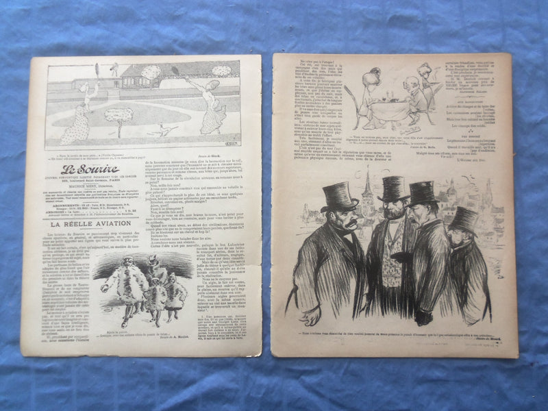 1901 DEC 14 LE SOURIRE MAGAZINE - ILLUSTRATED COMEDY - FRENCH TEXT - SP 4864T