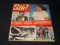1953 JANUARY SIR! MAGAZINE - MADELINE CASTLE FRONT COVER - E 4836