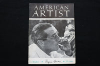 1942 OCTOBER AMERICAN ARTIST MAGAZINE - EUGENE SPEICHER COVER - SP 4183J