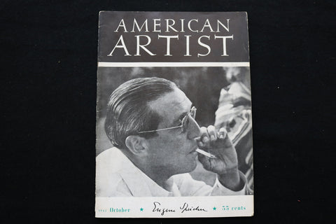 1942 OCTOBER AMERICAN ARTIST MAGAZINE - EUGENE SPEICHER COVER - SP 4183J
